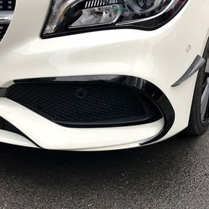 Cardimanson Front Air Intake Trim Piano Black ABS For Mercedes-Benz CLA-Class 2016-2019 - Product Image 1
