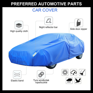 Funda para Auto Azul de una Sola Capa, Estilo Deportivo, para Todo Clima, Tela Oxford Impermeable y con Protección UV - Product Image 6
