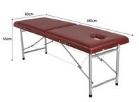 Table de Massage pliante portable en acier inoxydable et silicone lit de Massage à usage domestique avec bouchons AU US EU caractéristique nettoyeur de pores