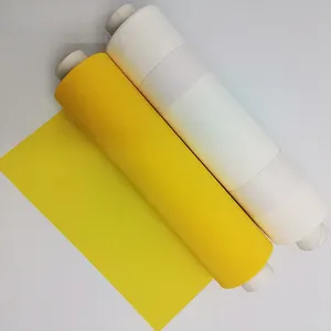 Mikro polyester monofilament fiber rulo serigrafi baskı elek bezi tekstil ipek kumaş