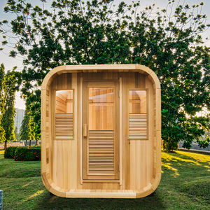 Sauna de Vapor Húmedo para 4 Personas de Diseño Innovador para Exteriores con Puerta de Vidrio - Product Image 2
