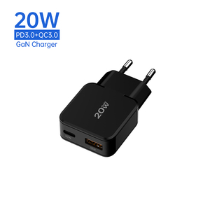 <span class=keywords><strong>Chargeur</strong></span> rapide PD électrique personnalisé Tommox OEM/ODM 20W Type-C Gan pour smartphone et appareil photo, prise EU KR - Product Image 1