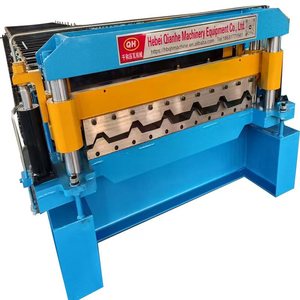 Tốc Độ Cao Hình Dạng Đặc Biệt Các Tòa Nhà Tự Động Ẩn Đứng Đường May Mái Tường Bảng Điều Khiển Cuộn Tạo Thành Máy Với Hệ Thống Điều Khiển PLC - Product Image 1