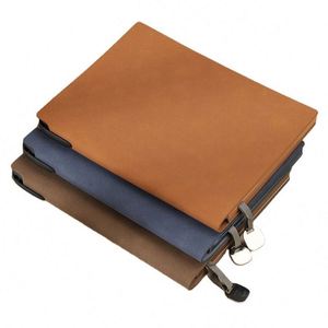 Business A5 Office Gift Wholesale Can Print Soft <b>Leather</b> Thickened Simple Classic <b>Diary</b> Planner Notebook Custom Color Logo High - Product Image 2
