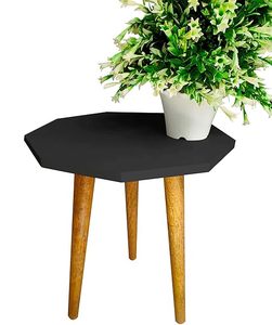 Wooden Small Coffee <b>Table</b> Removable <b>Legs</b> and <b>Folding</b> Top Home Decor Elegant Accent <b>Table</b> Contemporary Modern Design Low Space - Product Image 1