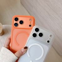 Étui de téléphone magnétique à double fonction anti-chute avec texture de peau d'orange populaire de l'usine BAILI pour iPhone 13 17 Pro Max