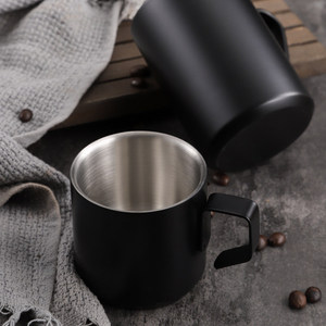 แก้วกาแฟสแตนเลสสีทอง 304 ทรงตรง สำหรับเป็นของขวัญ ไม่มีฝาปิด - Product Image 3