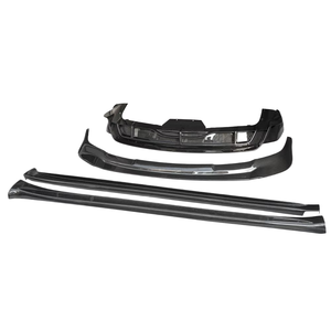 Kit de Carrocería de Fibra de Carbono Seca Brillante, Alerón Delantero, Difusor Trasero y Faldones Laterales para TESLA Model X 2022+ - Product Image 1