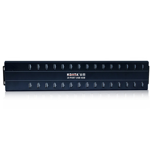 Kdata 30 cổng công nghiệp <span class=keywords><strong>USB</strong></span> <span class=keywords><strong>Hub</strong></span> 5v2.1a sạc và đồng bộ cho truyền dữ liệu kim loại 2.0 giao diện thả sản phẩm - Product Image 1