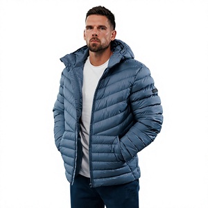 New Fashion Custom <b>Men's</b> Embroidered Jackets Zipper <b>Long</b> Sleeve Western Vintage Sport Style Bomber <b>Coat</b> Puffer Jacket For <b>Men</b> - Product Image 3