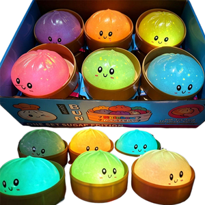 Glow in the Dark Dumpling Squishy Mystery Box 8.5CM Needoh Cute Glitter Dumplings Sensoriali Antistress Unisex 14+ - Product Image 1