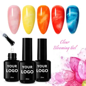 12 ML GEL di fioritura all'ingrosso forniture per unghie UV colla per unghie smalto Gel di fioritura per Nail Art