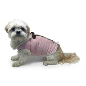Ropa Nueva para Mascotas, Otoño e Invierno, Terciopelo y Cuero PU, Abrigo con Cremallera de Cuatro Patas, Ropa de Moda para Perros - Product Image 5