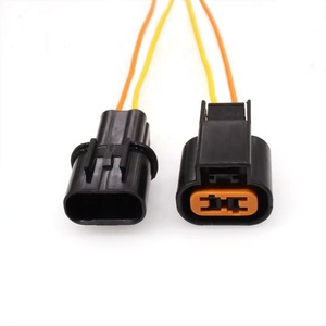 PB625-02027 PB621-02020 Sensor Otomotif Plug 2 Pin Male Female Hitam Tahan Air Kabel Harness - Product Image 1