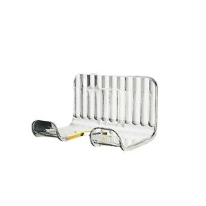 Soporte Minimalista para Secador de Pelo de Pared, Transparente, Blanco, Material de PC, Instalación sin Perforaciones, Estante de Almacenamiento para Baño, Rectangular - Product Image 5