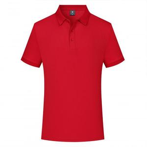 <b>Polo</b> Shirt Quick Dry Short Sleeve Solid Color Polyester Men's Daily Wear - Product Image 2