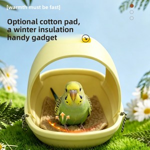 Jouets pour <span class=keywords><strong>oiseaux</strong></span> en PLA, grands jouets de forrage pour perroquets, nids lavables pour perruches, maison de jeu suspendue pour cages, pour perroquets, perruches et conures - Product Image 5