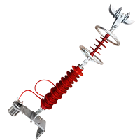 Parafoudre à oxyde de zinc à fente série YONGCELE YH5CX-51/134, type ligne 5kA MOA 51KV 35kV, protection contre la foudre aérienne AC