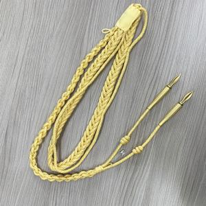 Accesorios para uniformes ceremoniales Aiguilettes Sash Fringe Epaulette Cordón <span class=keywords><strong>de</strong></span> borla <span class=keywords><strong>de</strong></span> color dorado - Product Image 3