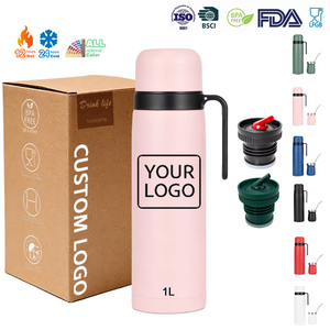 Wholesale Custom Logo 1L 1000ml Stainless Steel Vacuum Mate <strong>Tea</strong> <strong>Thermos</strong> with Precision Pour Spout for South American Market - Product Image 1