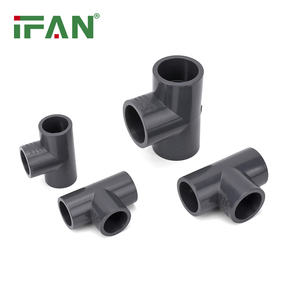 Ifano PN16 PVC raccordo per tubo 90 gradi UPVC gomito Tee personalizzato tutte le dimensioni PVC raccordi UPVC - Product Image 3