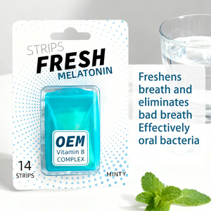 Greenpie mát bạc hà hơi thở Dải xách tay bỏ túi có kích thước miệng vitamin B hòa tan chăm sóc răng miệng Dải Melatonin - Product Image 3