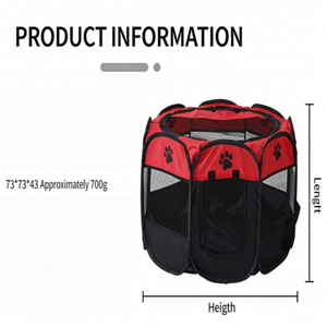 Tienda de Campaña Octogonal Ventilada para Gatos con Diseño Elevado para <span class=keywords><strong>Estancias</strong></span> Refrescantes en la Naturaleza en Verano - Product Image 4