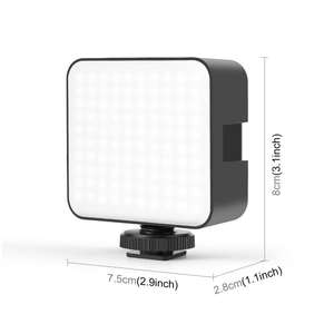 PULUZ 100 LED 5W Lumière d'appoint vidéo à températures de couleur réglables pour appareil photo / caméscope - Product Image 2