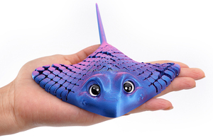 Jouets de décompression créatifs pour enfants, imprimés en 3D, en PLA coloré, motifs Poisson diable et Raies manta, matériaux compatibles OEM - Product Image 5