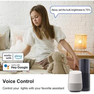 Lampadina LED Intelligente Antela E14 4.5W RGBW, Controllo App Wi-Fi, Dimmerabile, 15000 Ore, Efficienza 85 Lm/W, Luce da Tavolo - Product Image 5