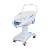 Nouveau Style Berceau de Bébé d'Hôpital en Plastique ABS Lit de Sommeil Médical de Luxe pour Nourrisson avec Pèse-bébé