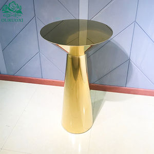 Al aire libre de acero inoxidable de oro mesa de Bar <span class=keywords><strong>para</strong></span> restaurante del Hotel y de la boda - Product Image 2