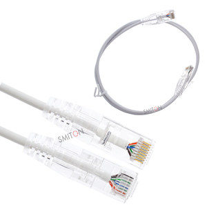 Échantillon Gratuit Câble <span class=keywords><strong>Ethernet</strong></span> Cat6 en Cuivre Ultra-Fin PVC UTP RJ45 (Options 1m/5m) - Product Image 6