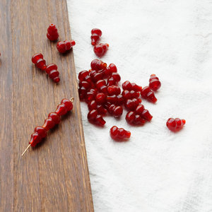 Cuentas <span class=keywords><strong>de</strong></span> ágata roja Jiny en forma <span class=keywords><strong>de</strong></span> calabaza con orificio pasante, cuentas <span class=keywords><strong>de</strong></span> <span class=keywords><strong>jade</strong></span> para oración budista DIY, pulseras culturales y artísticas, accesorios. - Product Image 3