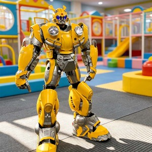 Disfraz de Robot LED Multicolor Gigante para Caminar sobre Zancos, Traje de Robot Portátil para Promoción Comercial al por Mayor - Product Image 3