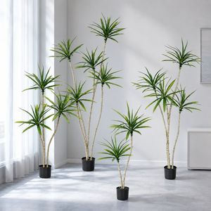 Plante artificielle Dracaena Dream Castle, grande décoration d'intérieur pour salon, centre commercial - Product Image 1