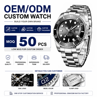 Montre mécanique automatique pour homme Pagani Design PD-1639, bracelet en acier, style plongée, montre de sport de luxe, OEM ODM, marque privée