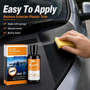 Kit de Restauration Plastique pour Habillage de Voiture, Protecteur de Pare-chocs Extérieur Noir, Rénovateur OEM, Marque Privée, Usine - Product Image 2