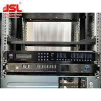 Processeur audio numérique professionnel 4 entrées 8 sorties, système de gestion des enceintes DSP 32 bits pour sonorisation de scène DPA480A