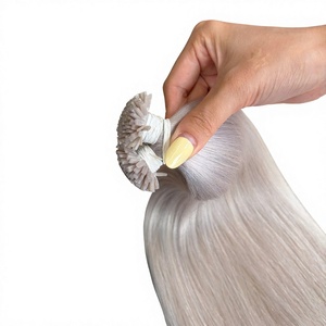 Extensiones de Cabello Humano Vietnamita con Punta de Queratina, Liso, Súper Doble Trama, Color Castaño Natural, Puntas Planas - Product Image 2