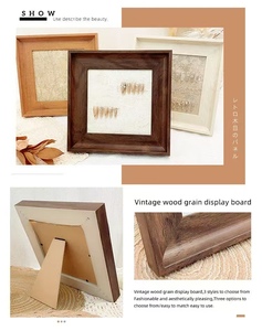 إطار صورة من الحبوب الخشبية بنمط عتيق على الطراز الأوروبي ، لوحة عرض بطاقة ملونة للأظافر ، إكسسوارات وخلفيات لفن الأظافر - Product Image 5