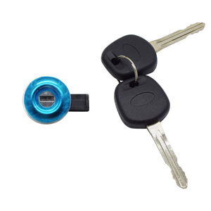 Fuel Filler <b>Cap</b> Lock Cylindrical For Toyota Tundra 2000 2003 With 2 <b>Keys</b> Aluminum Alloy Black - Product Image 3