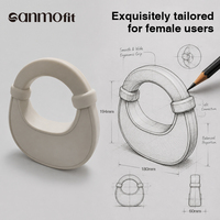 Kettlebell en silicone souple incurvé en forme de croissant, personnalisable, pour femmes, entraînement à domicile, Pilates, post-partum, vente en gros d'usine, OEM ODM