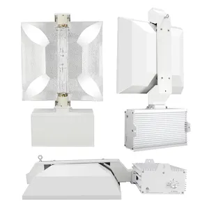 USA Stock Keramik Metall halogenid Grow Light Fiture 630W CMH Vor schalt gerät mit Reflektor