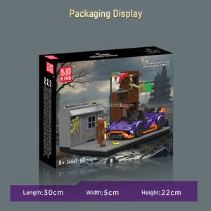 Mold KING 24063 Huracan <span class=keywords><strong>STO</strong></span> of Wasteland mainan jalan Model blok bangunan MOC set puzzle mainan balok edukasi untuk anak-anak