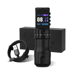 Wholesale Rechargeable <b>Battery</b> Wireless Rotary Tattoo Machine Pen Professional Tattoo Gun for Body Art Use - Product Image 4