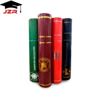Porte-diplôme de graduation en papier spécial de luxe avec logo personnalisé
