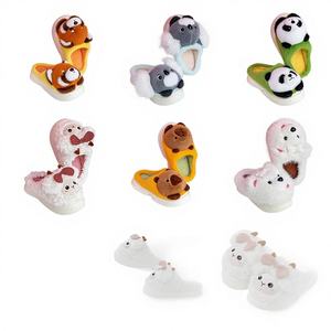 Pantuflas de algodón cálidas para mujer, con diseño de capibara, suela gruesa, cerradas, para otoño e invierno, transfronterizas - Product Image 2