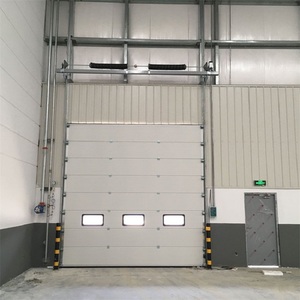 Porte sectionnelle industrielle certifiée CE, porte en acier isolée pour entrepôt - Product Image 5