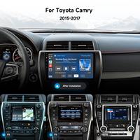 Système stéréo de voiture Dasaita, autoradio Android, navigation, lecteur DVD de voiture avec écran tactile capacitif pour Camry 2015-2017, Carplay